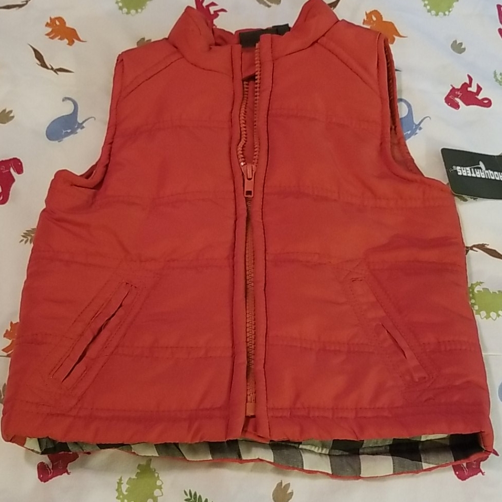 Boys light weight puff vest